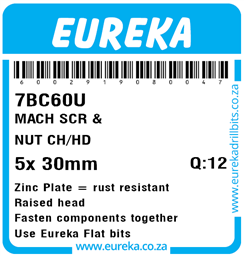 7BC60 - Machine Screw & Nut -7BC60_Label_T